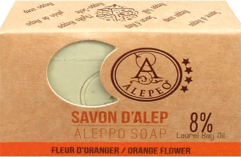 Sapone Alep alepeo fiori d'arancio 8% 100g