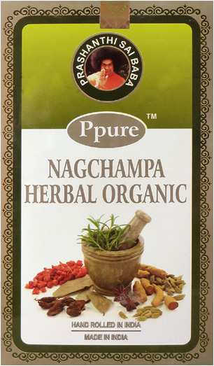 Incenso Ppure nagchampa Herbal Organic 15g