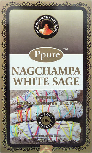 Incenso Ppure nagchampa Salvia Bianco 15 g