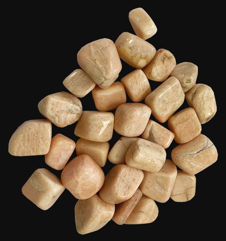 Pietre barilate Pietra di Luna AB da 250g