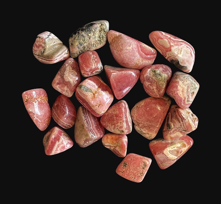 Pietre barilate Argentina Rhodochrosite AA da 250g