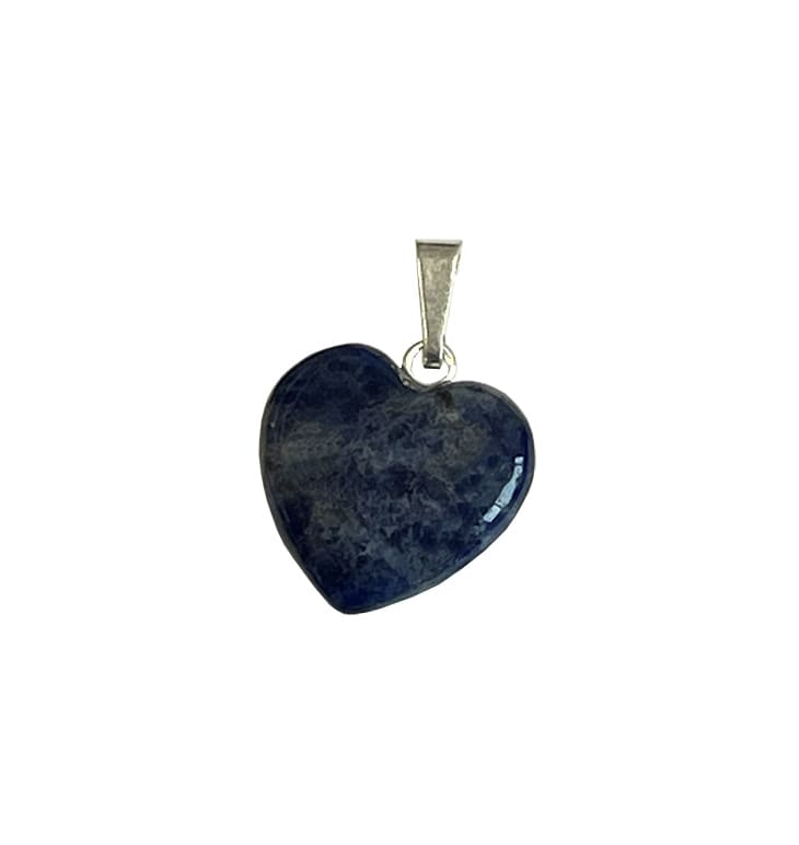 Ciondolo Cuore Sodalite 15mm x10