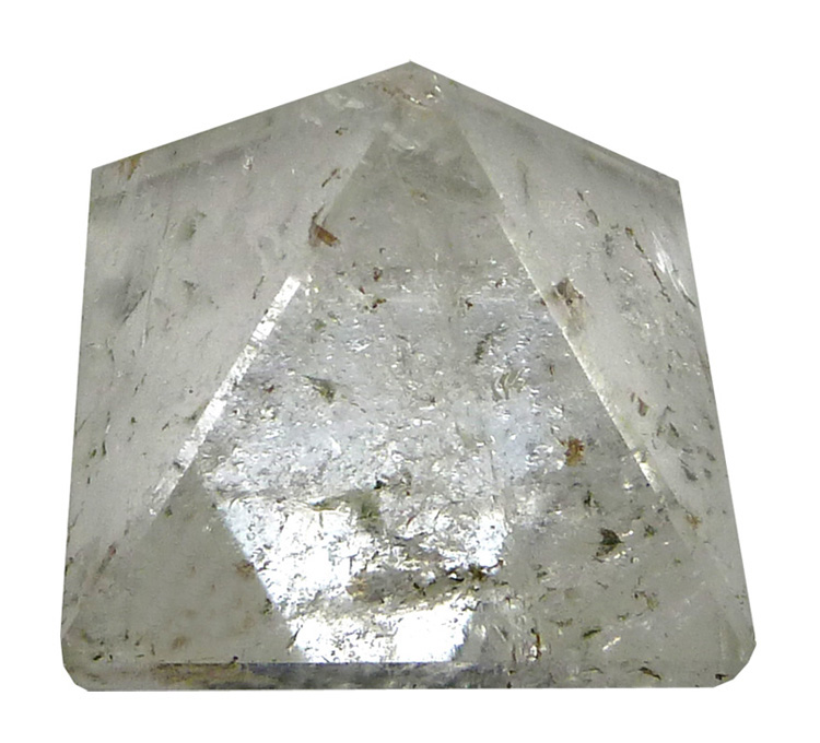 Piramide di cristallo di rocca extra 4 cm