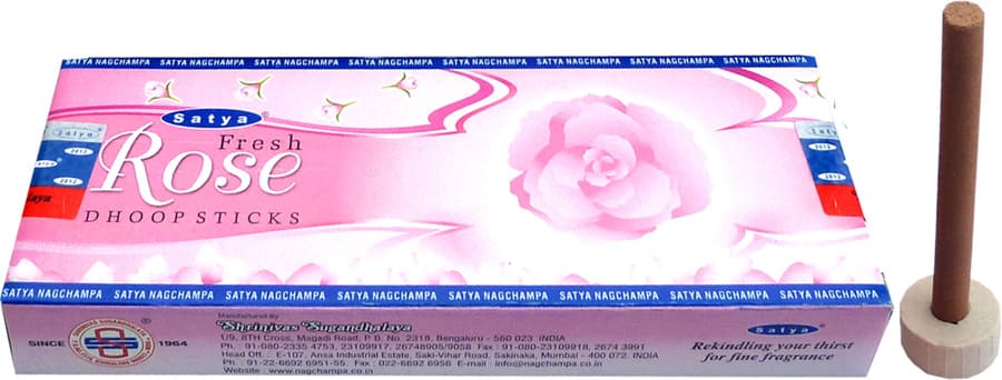 Incenso Satya Fresh Rose Dhoop Sticks 24g