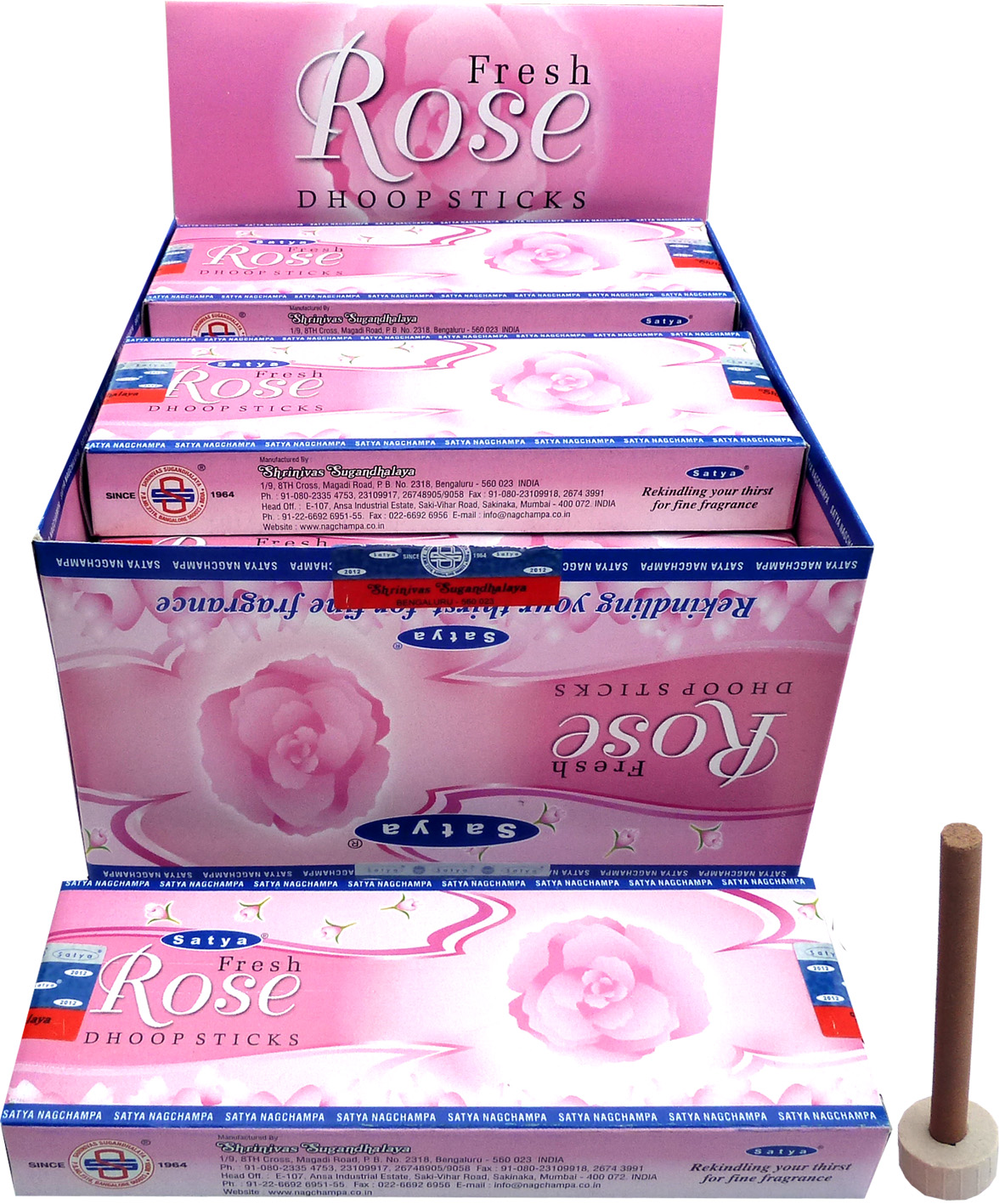 Incenso Satya Fresh Rose Dhoop Sticks 24g
