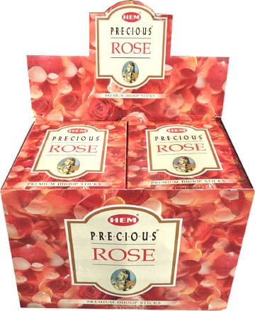 Bastoncini Dhoop in oro rosa con bordi preziosi di Encens 75g