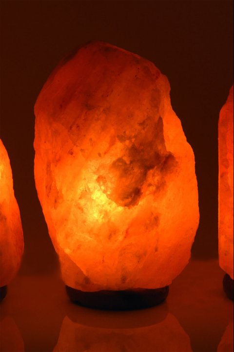 Lampada Naturale M con Base in Legno 4-7 Kg