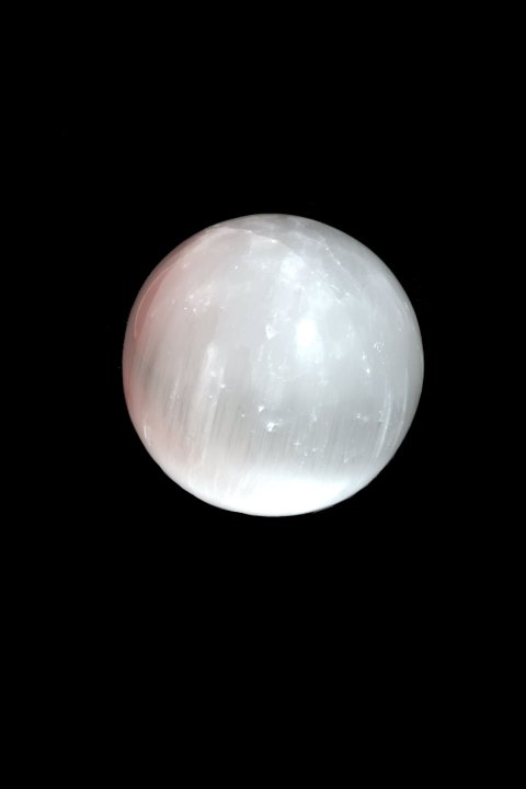 Sfera di selenite grande 8 cm 650 g
