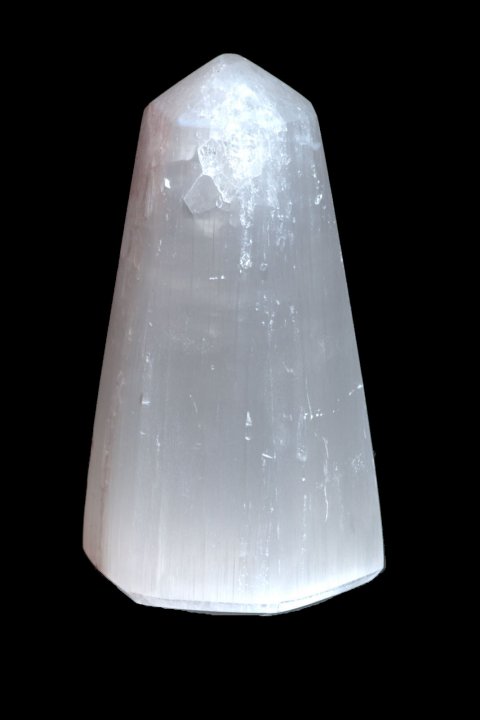 Bacchetta di cristallo di selenite 10 cm 150 g