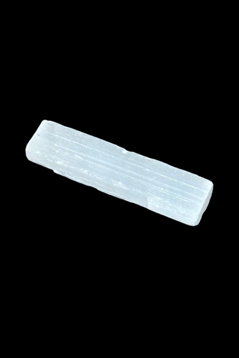 Bastoncino di selenite grezza, 10 cm, 30 g