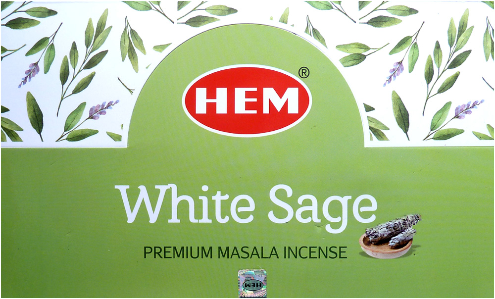Incenso Bianco Hemage Premium Sage Hemlock 15g