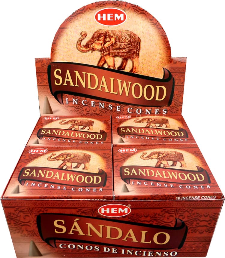 Incenso abbiamo coni di sandalo
