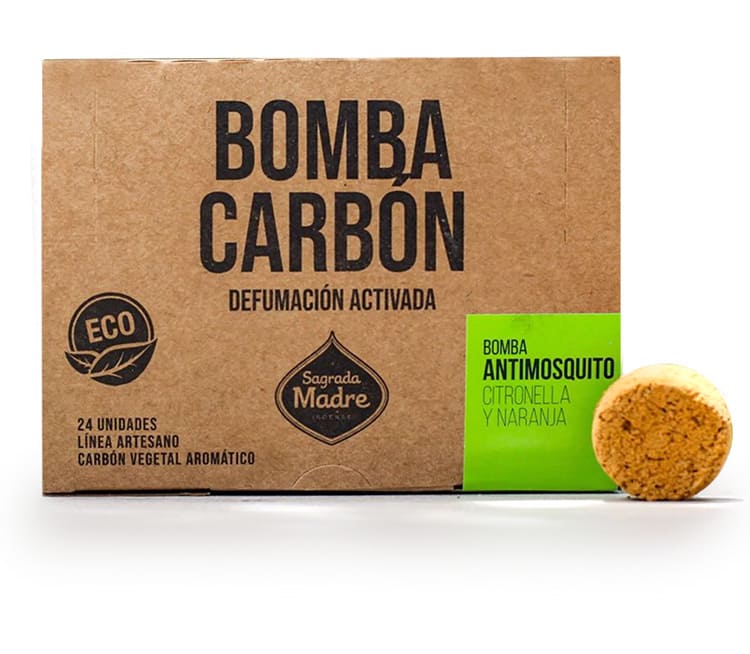 Sagrada Madre - Bomba Carbone Citronella (anti zanzara) 