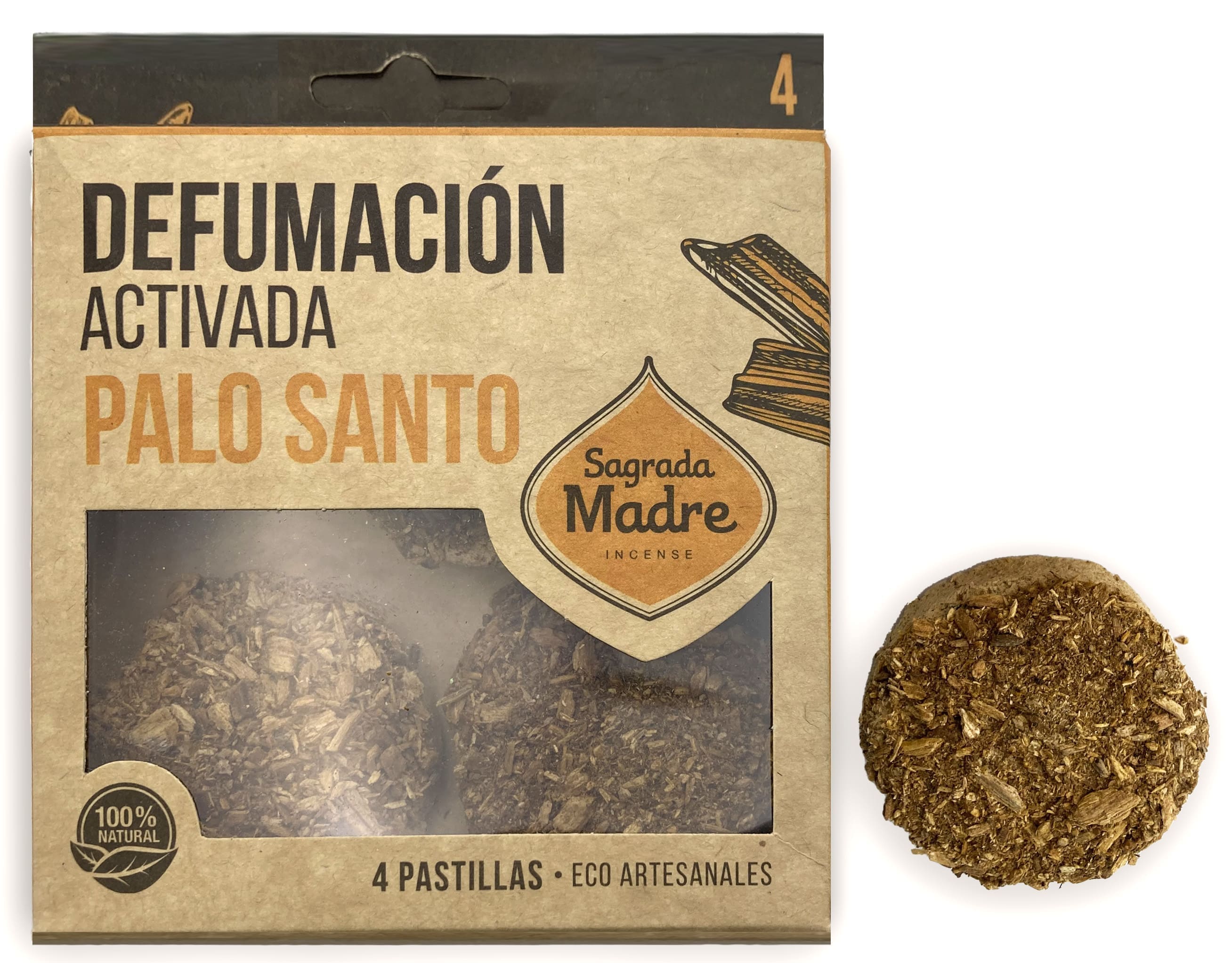 Sagrada Madre - Carboncino attivo al Palo Santo