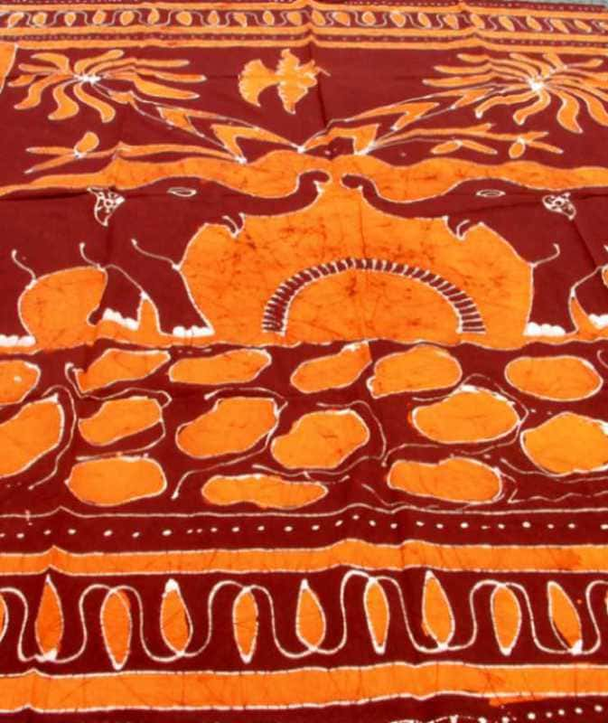 Batik due elefanti