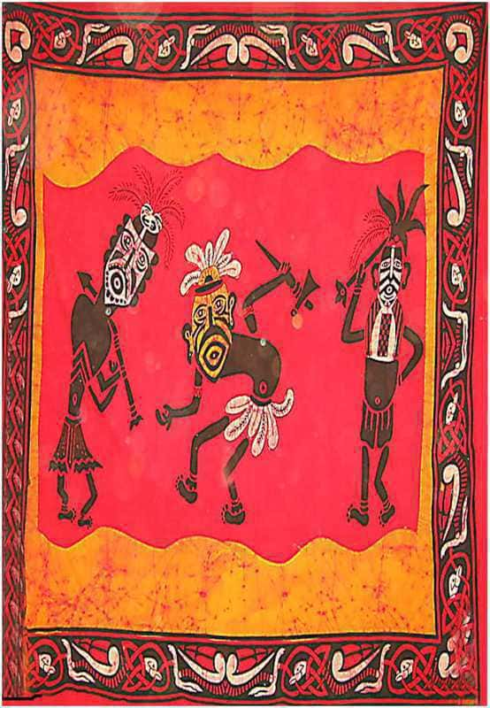 Batik guerrieri africani