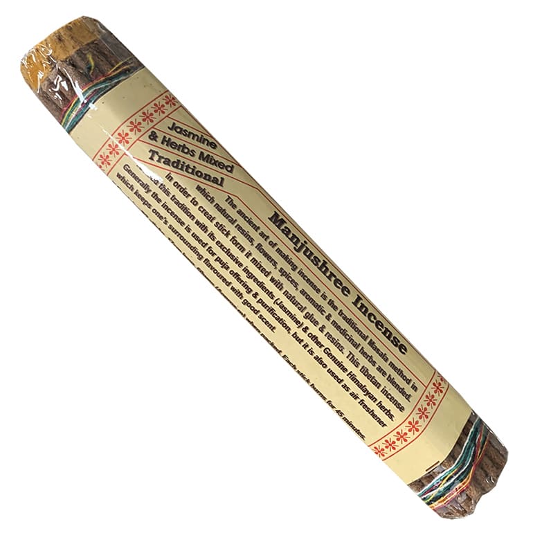 Incenso Naturale Tibetano Manjushree gelsomino & erbe 60g