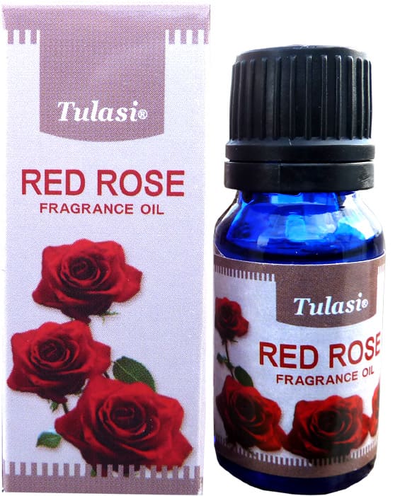 Olio rosso profumato al tulasi rosso 10mL x 12