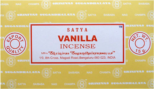 Satya vaniglia incenso 15g