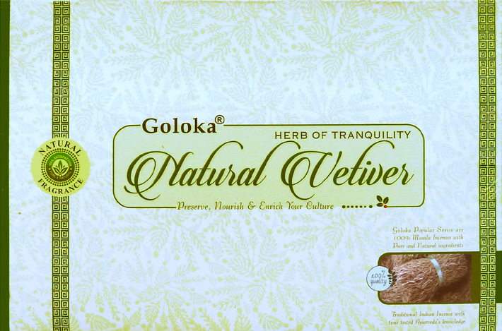 Goloka Vetiver incenso naturale 15g