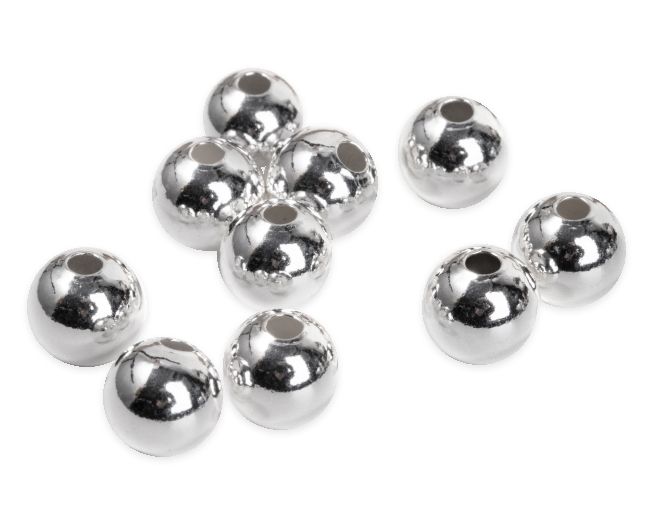 Ciondoli in argento 925 con palline, 8 mm x 5