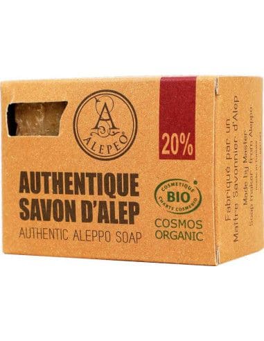 Cosmos Sapone di Aleppo biologico 20% olio di alloro 200g