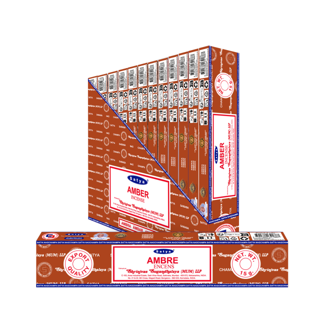 Incenso ambrato Satya 15 g 2026
