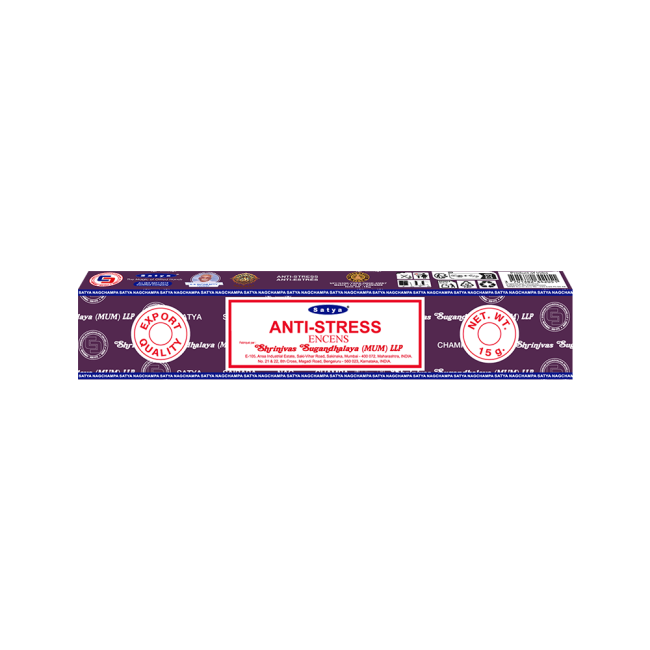 incenso ad Incenso Satya Anti Stress 15g|it