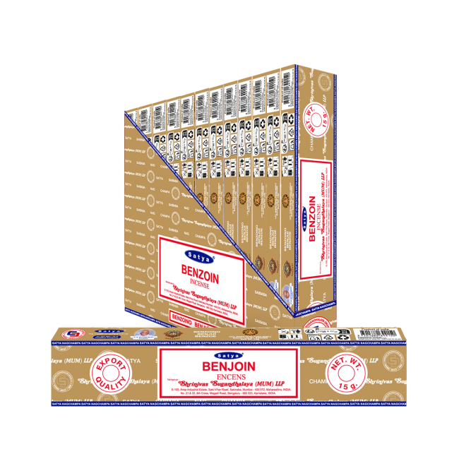 Incenso al benzoino Satya 15g 2026