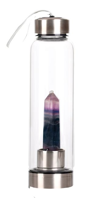 Flacone Tadasana, punta in fluorite