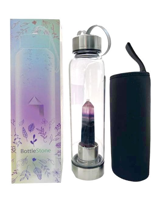 Flacone Tadasana, punta in fluorite
