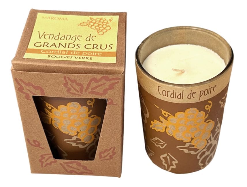 Candela Maroma Pera Cordial in vetro 95g