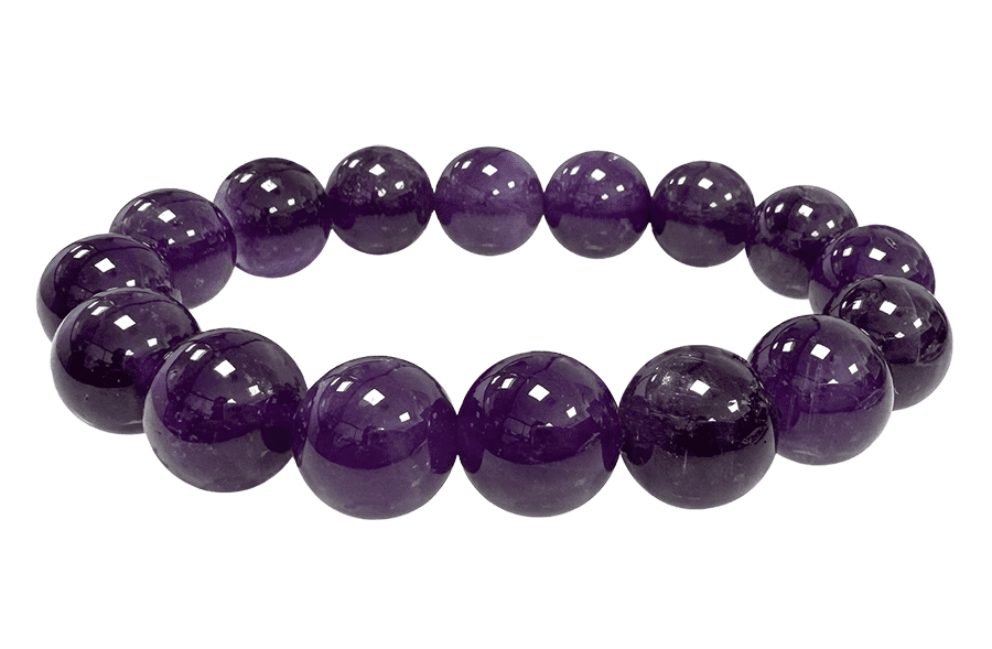 Bracciale Amethyste A perle 12mm