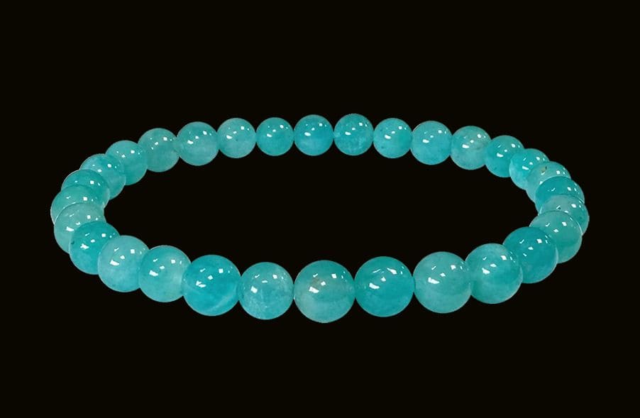 Bracciale amazzonite Perline Cina AA 5,5-6,5 mm