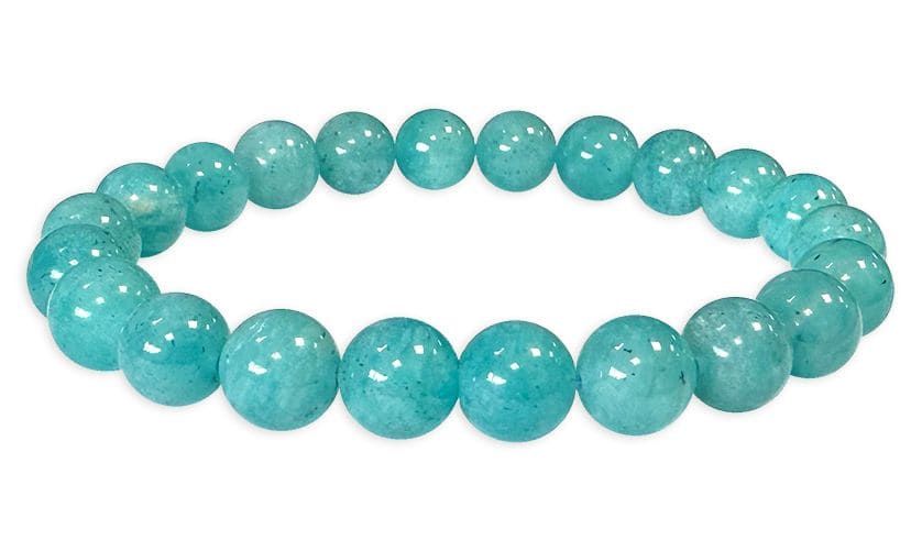 Bracciale con perline di Amazzonite di Cina AA 7.5-8.5mm