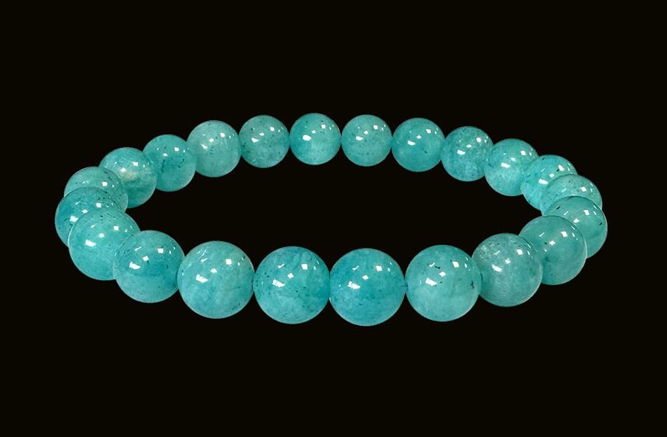 Bracciale con perline di Amazzonite di Cina AA 7.5-8.5mm
