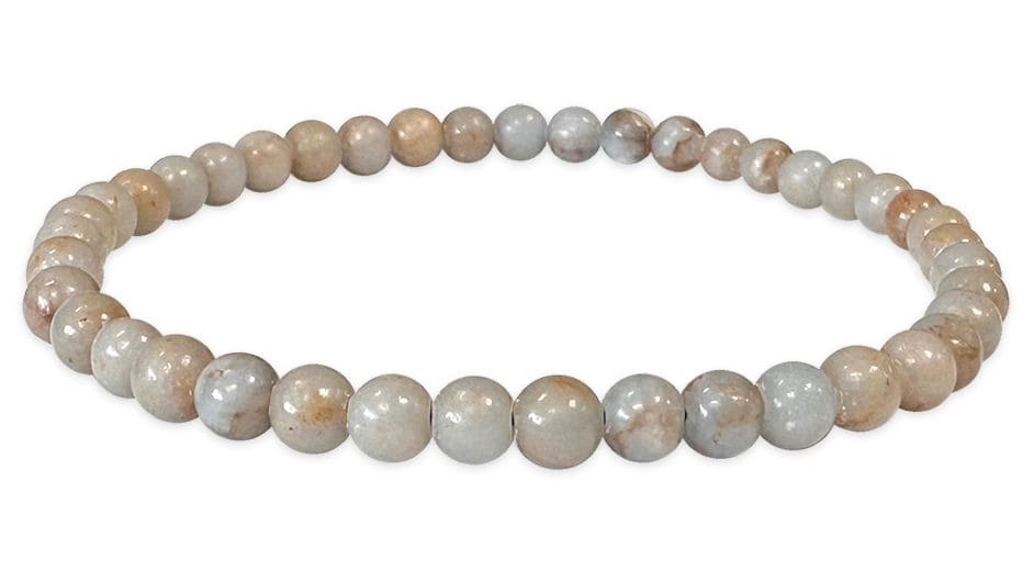 Bracciale con perle di angelite 4-5mm