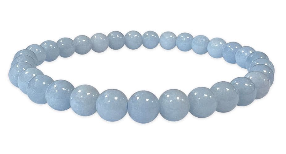 Bracciale Angelite A perle 5-6mm