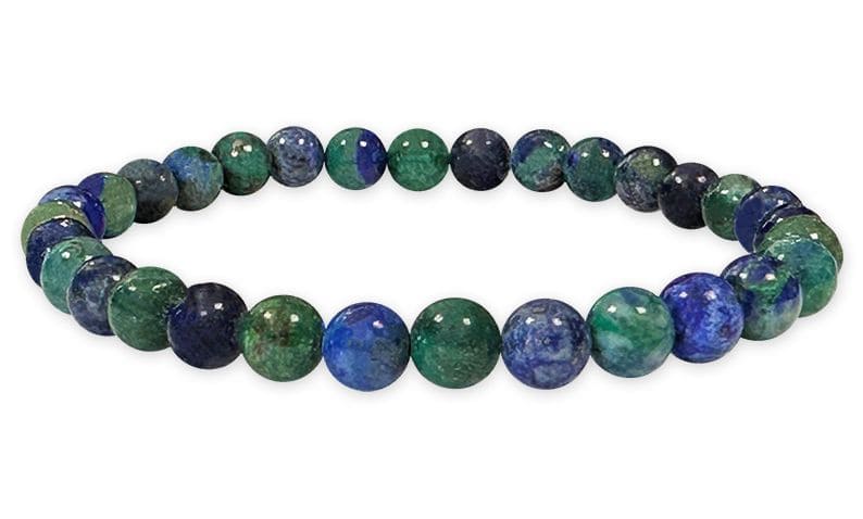 Braccialetto Azurite e malachite perles 6mm