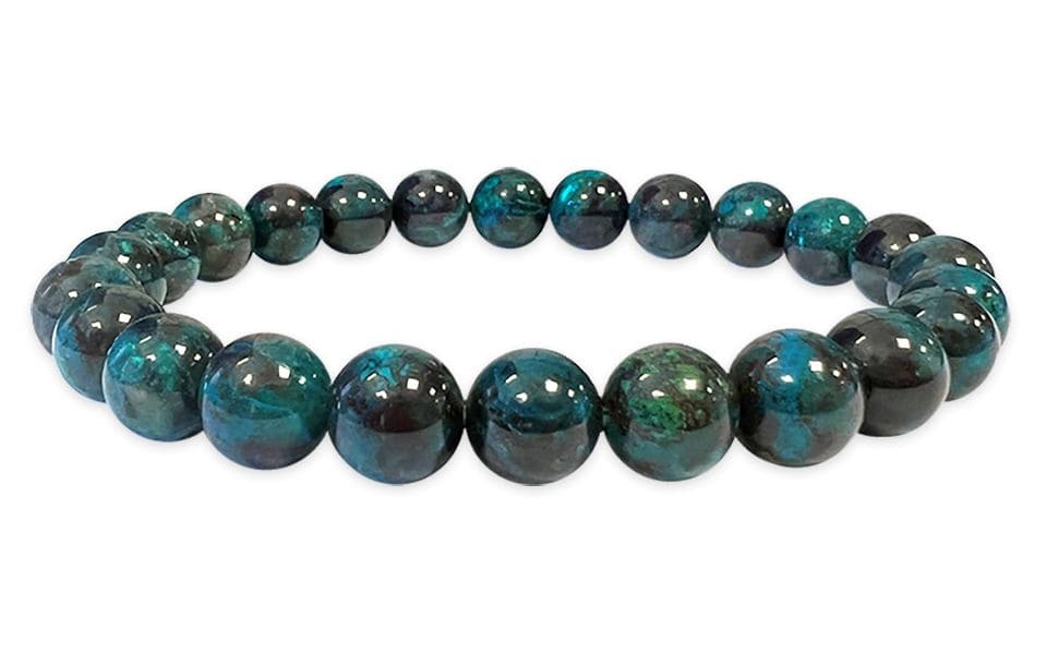 Bracciale Chrysocolla South Africa perle AAA 7.5-8.5mm