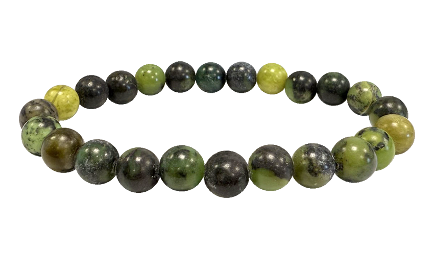 incenso ad Bracciale con perline Chrysoprase Limone 8mm