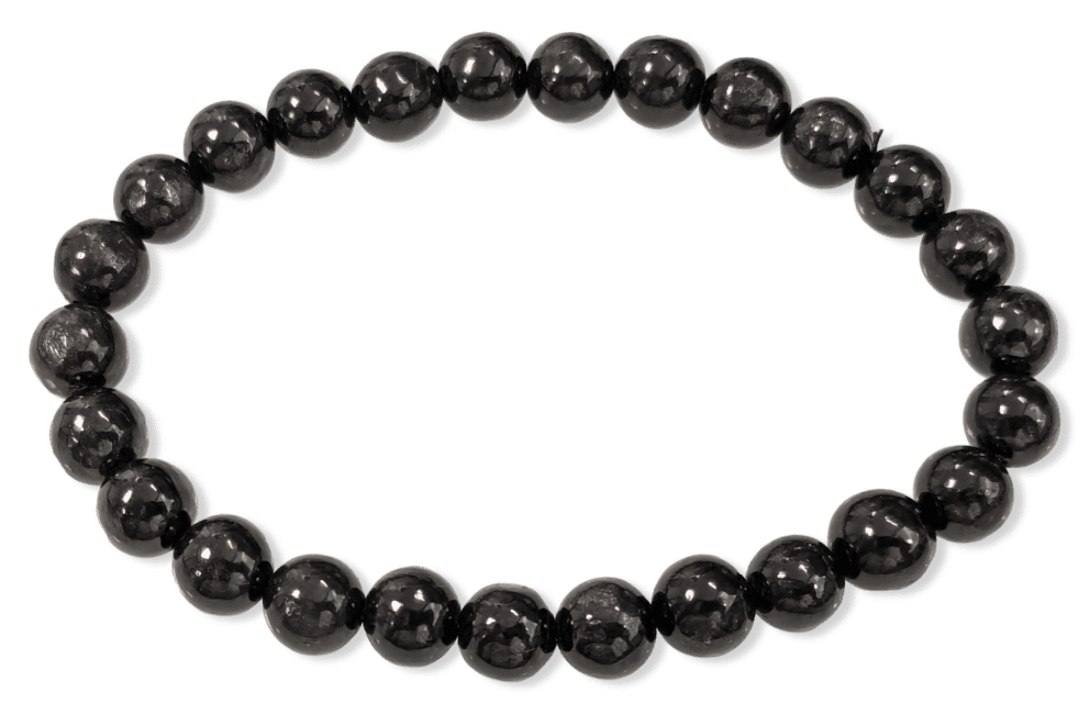 Bracciale Hypersthene AA con perline da 7 mm