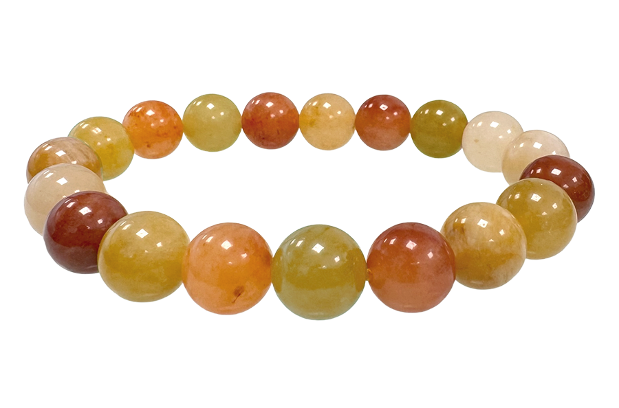 Bracciale Jade multicolore perles 10mm