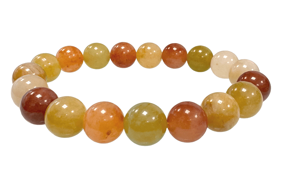 Bracciale Jade multicolore perles 10mm