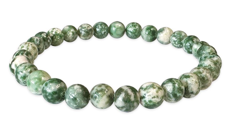 Bracciale giada verde perles 6mm