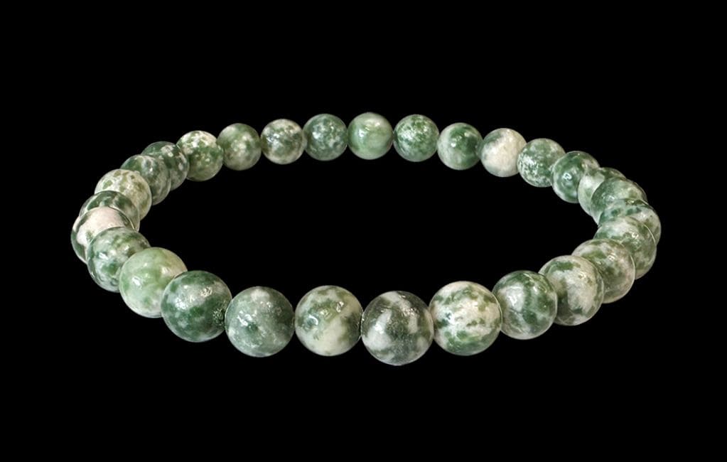 Bracciale giada verde perles 6mm