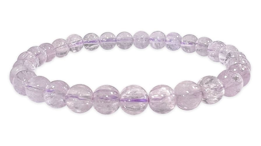 Bracciale Kunzite perline AAAA 5.5-6.5mm