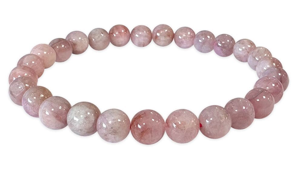 Bracciale Kunzite AB perline 6,5-7,5 mm