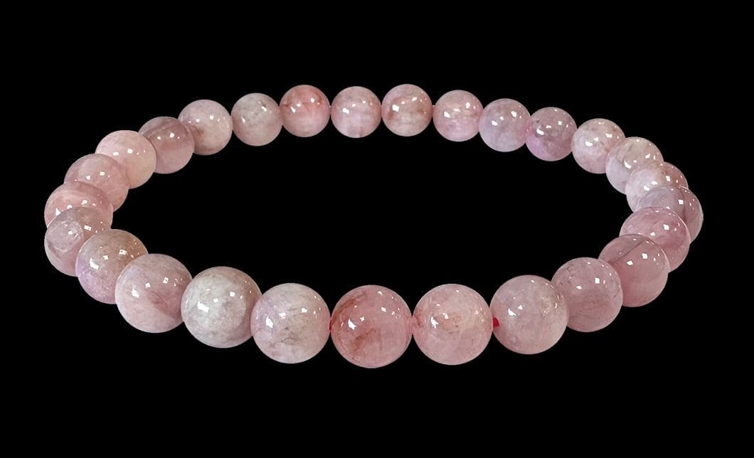 Bracciale Kunzite AB perline 6,5-7,5 mm