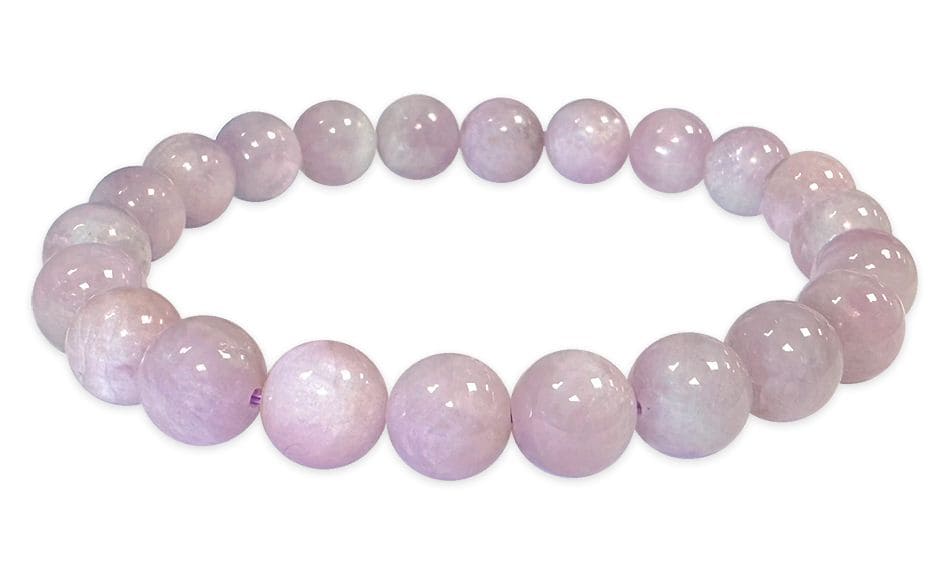 Bracciale Kunzite perline A 8mm